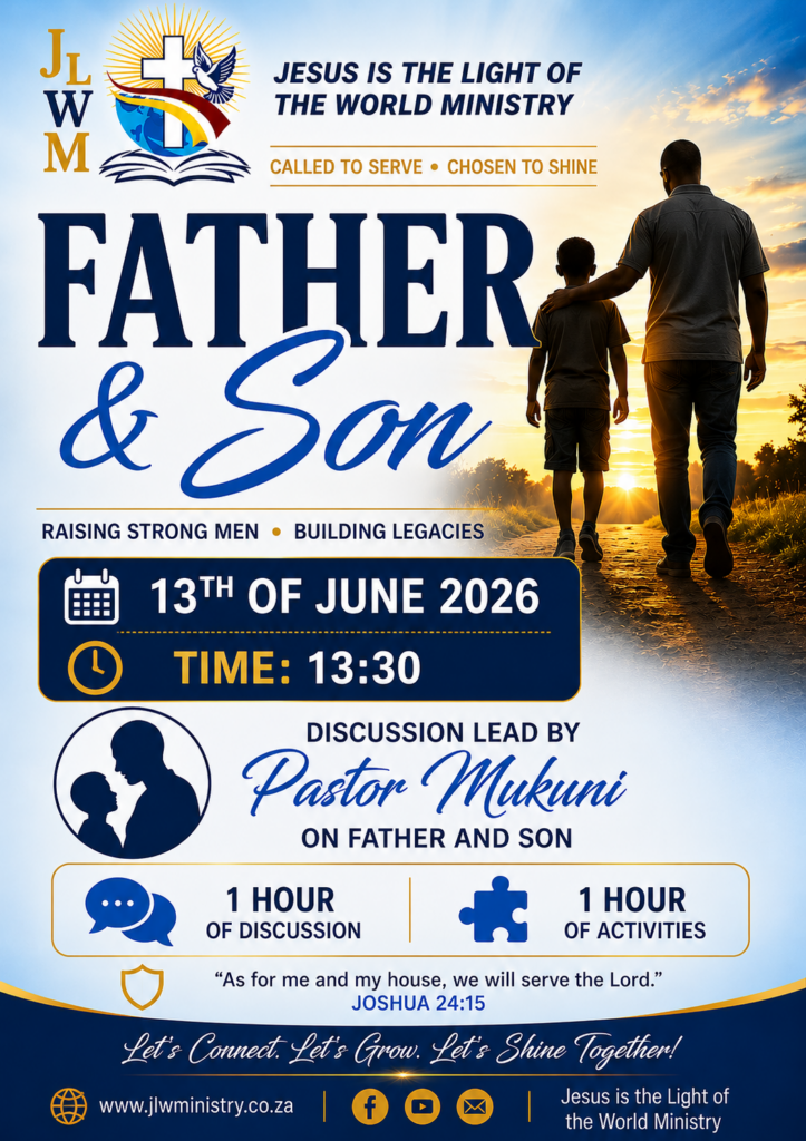 Father & Son – Building Strong Men, Building Legacies 13 June 2026 father and boy